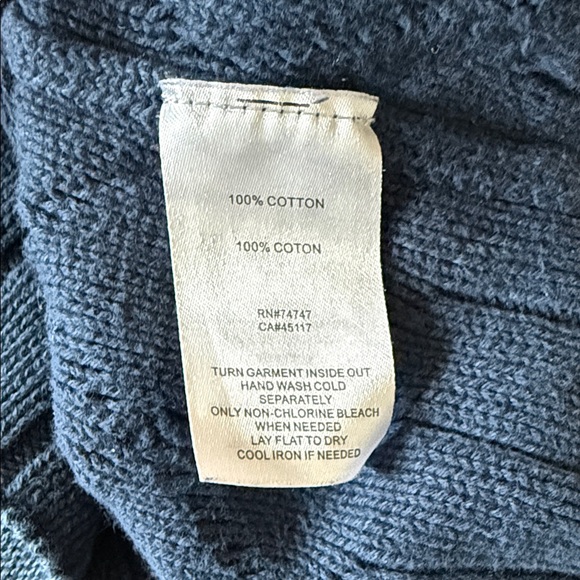 Blue Knit Sweater - Picture 4 of 4